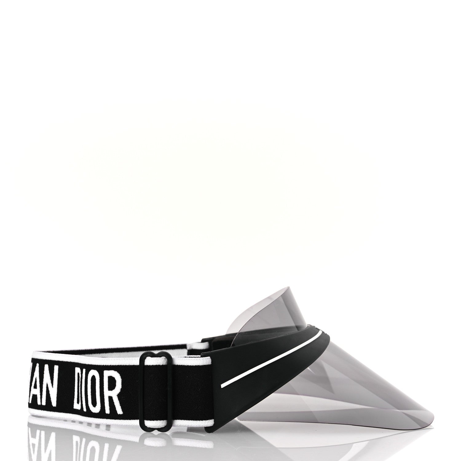 Christian Dior Mirrored DiorClub1 Sun Visor Black 5 of 10