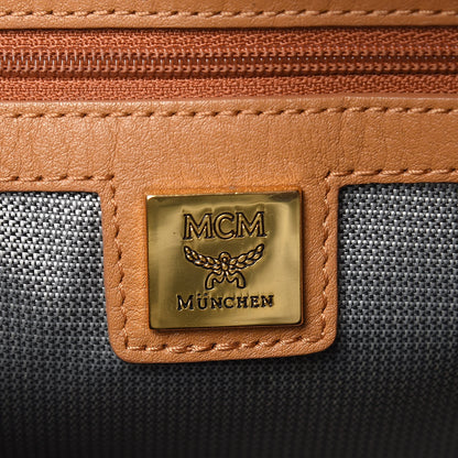 MCM Visetos Side Stud Mini Stark Backpack Cognac 6 of 13