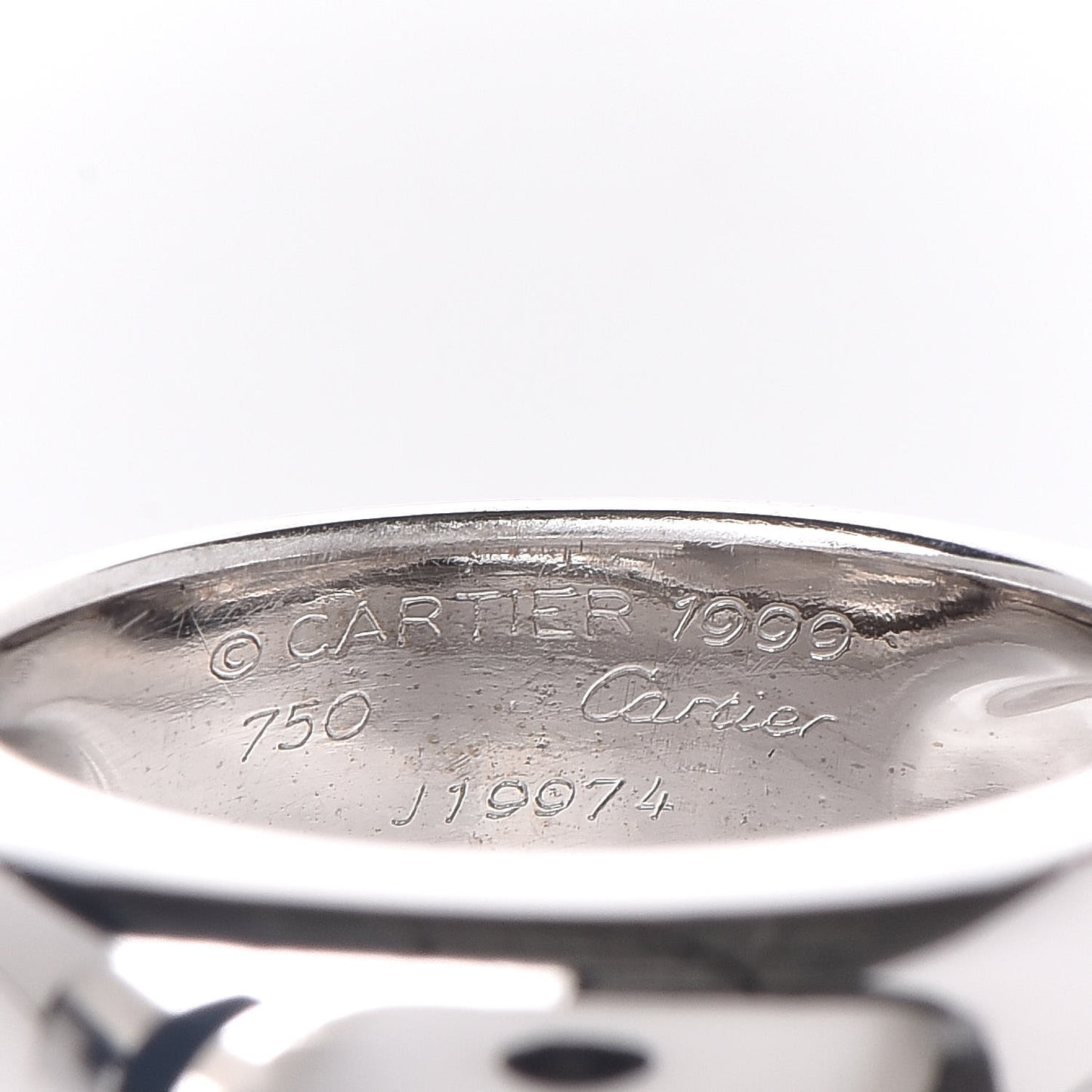 18K White Gold Nouvelle Vague Dome Ring 54 6.75