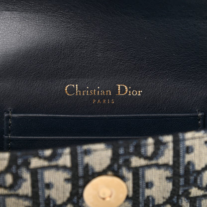 Christian Dior Oblique Saddle Belt Bag Blue 5 of 11