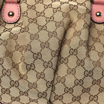 Gucci Monogram Medium Sukey Top Handle Peonia Flower 8 of 11