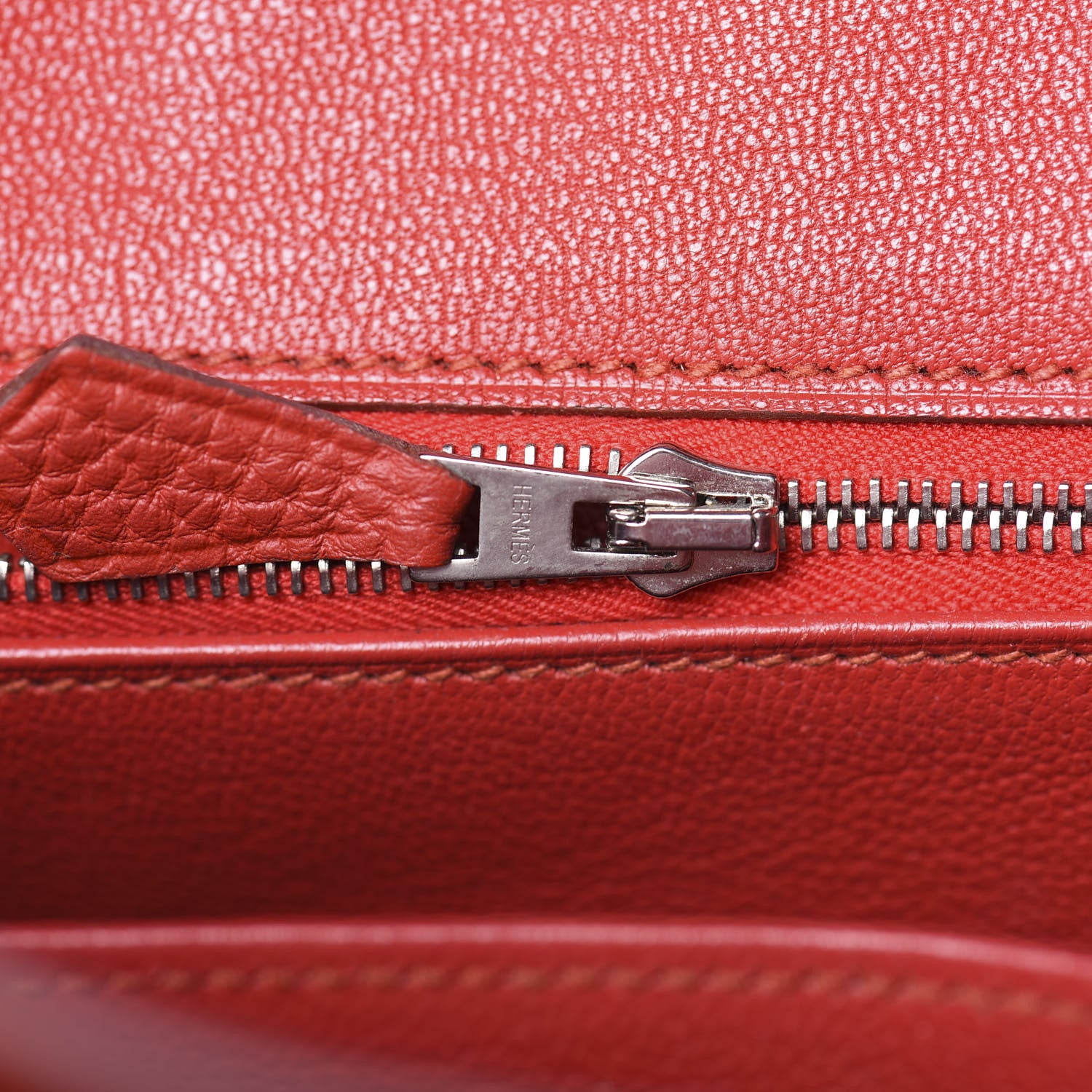 Hermes Togo Birkin 25 Rouge Garance 17 of 37