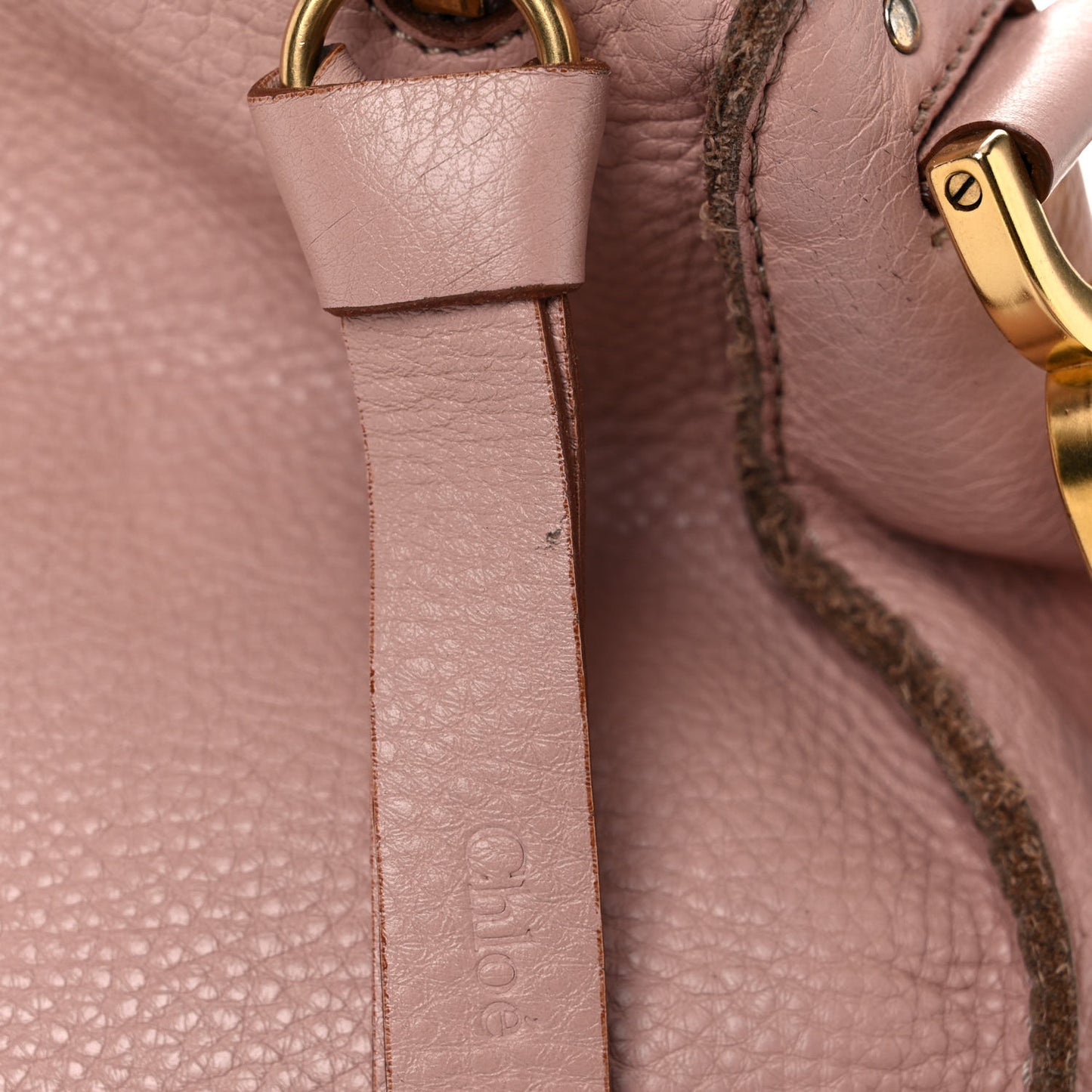 Calfskin Medium Marcie Round Zip Crossbody Blush Nude