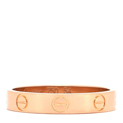Cartier 18K Pink Gold 3.5mm LOVE Wedding Band Ring 54 6.75 1 of 4