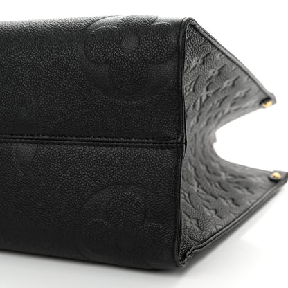 Louis Vuitton Empreinte Monogram Giant OnTheGo MM Black 9 of 12
