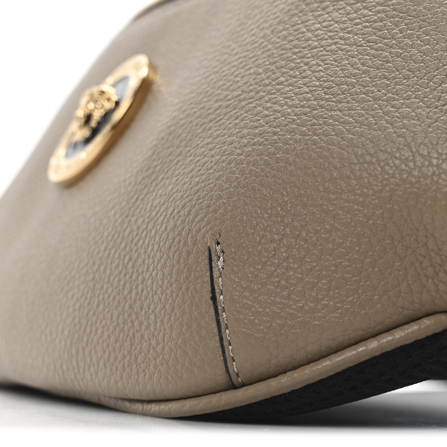 Grained Calfskin Vanitas Medea Belt Bag Taupe