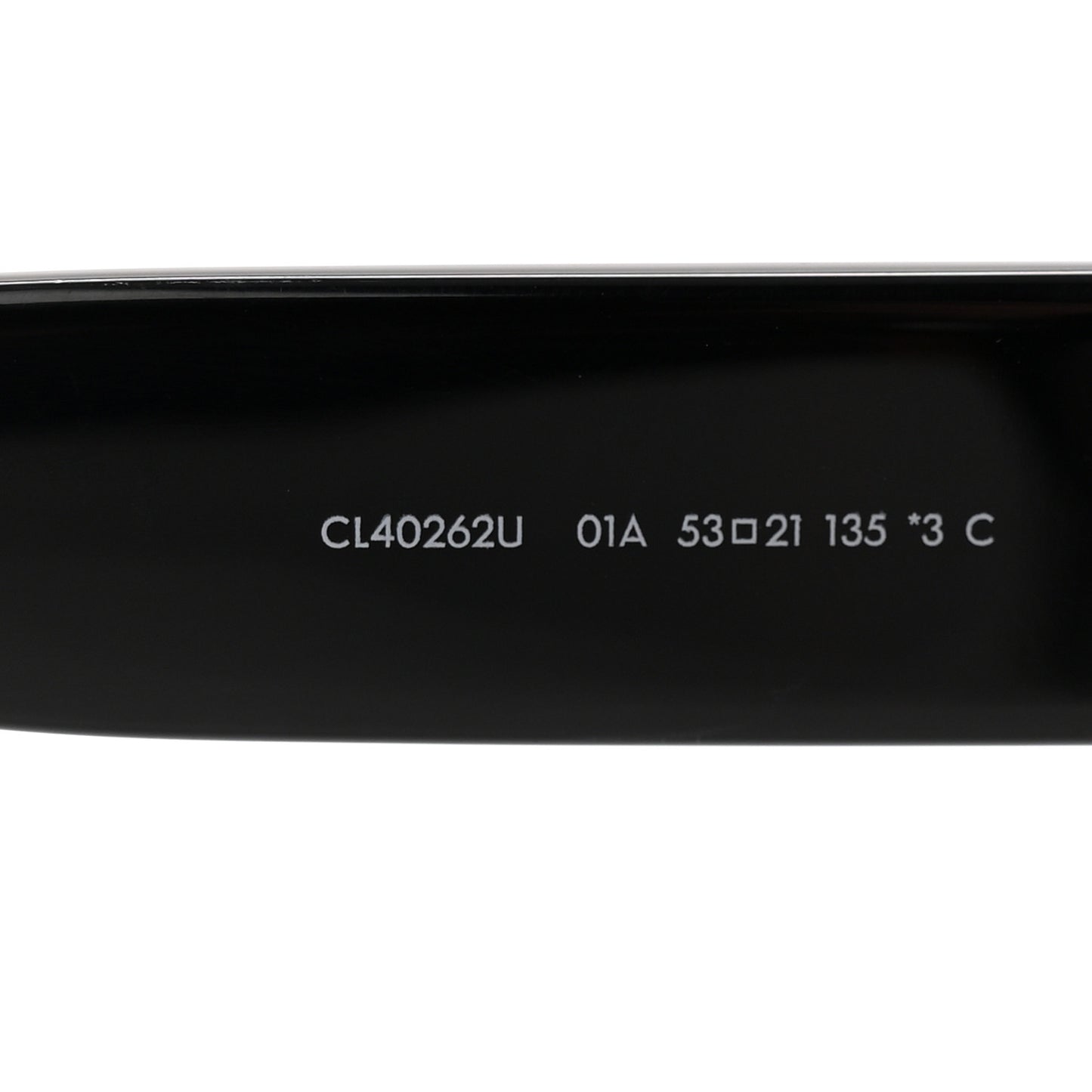 Acetate Triomphe 01 Sunglasses CL40262U Black