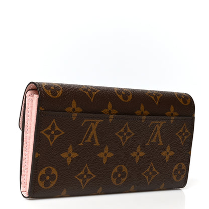 Louis Vuitton Monogram Sarah Wallet NM Rose Ballerine 3 of 9