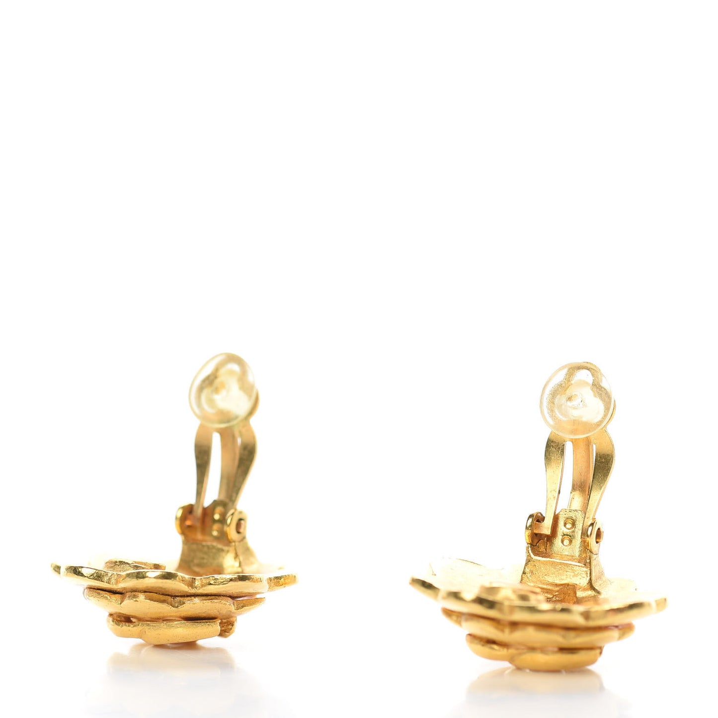 CC Clip On Earrings Gold