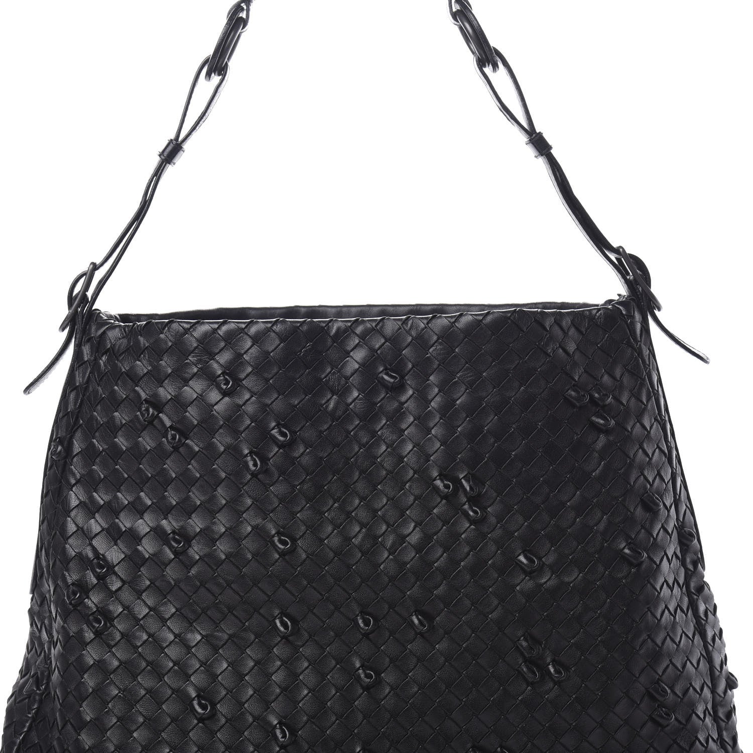 Bottega Veneta Nappa Intrecciato Naruto Knot Hobo Black 7 of 13