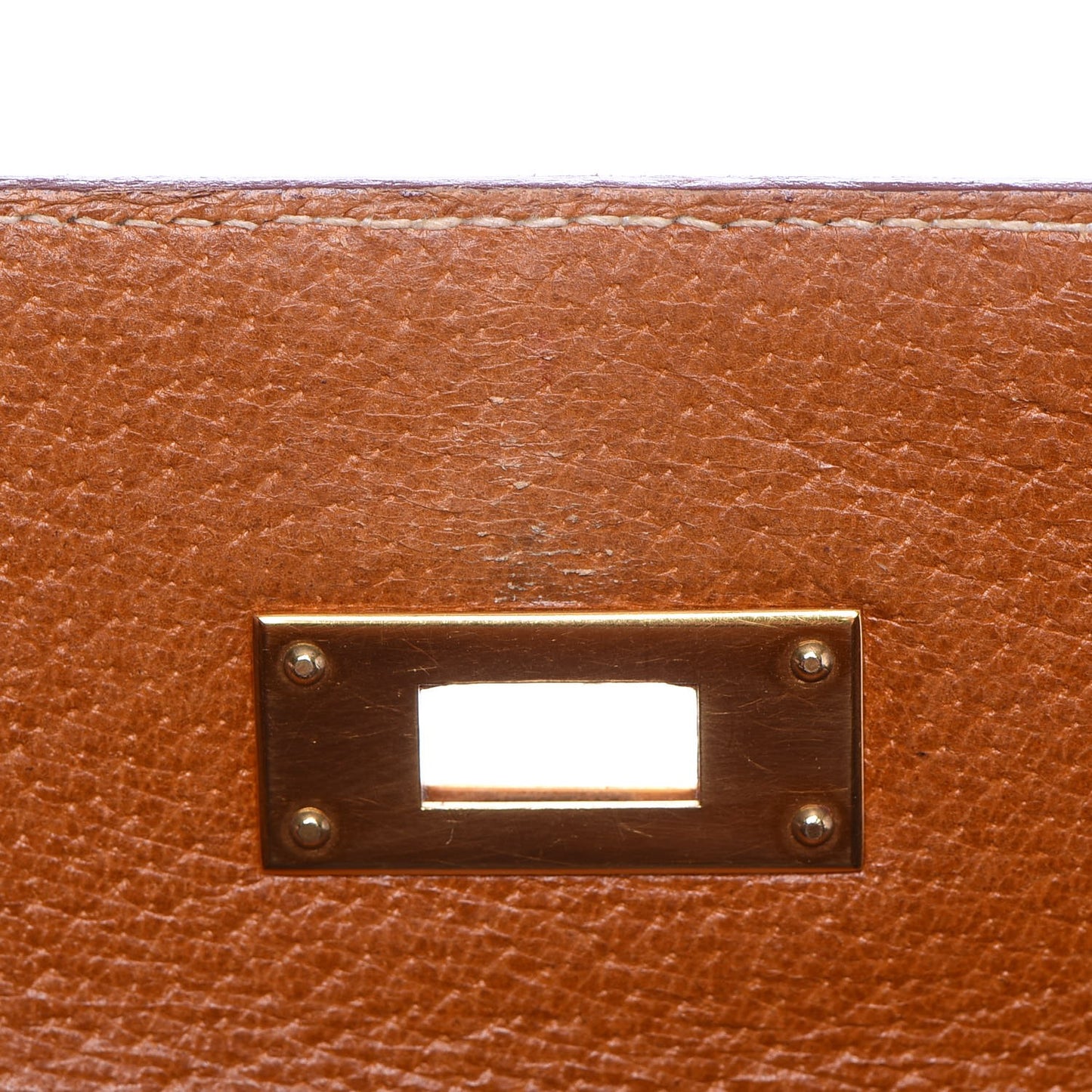 Peau Porc Sellier Kelly 32 Gold
