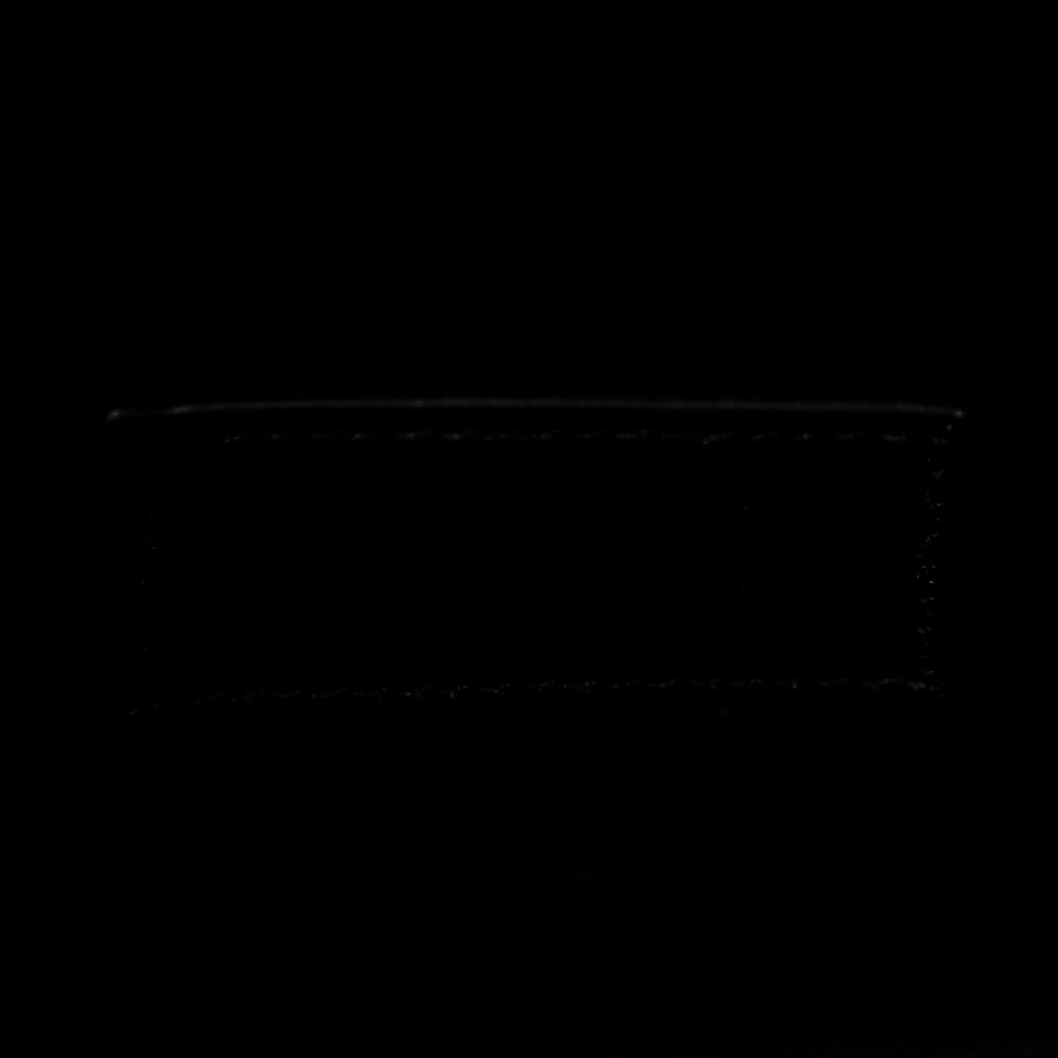 Saint Laurent Grain De Poudre Matelasse Chevron Monogram Envelope Clutch Black 7 of 13
