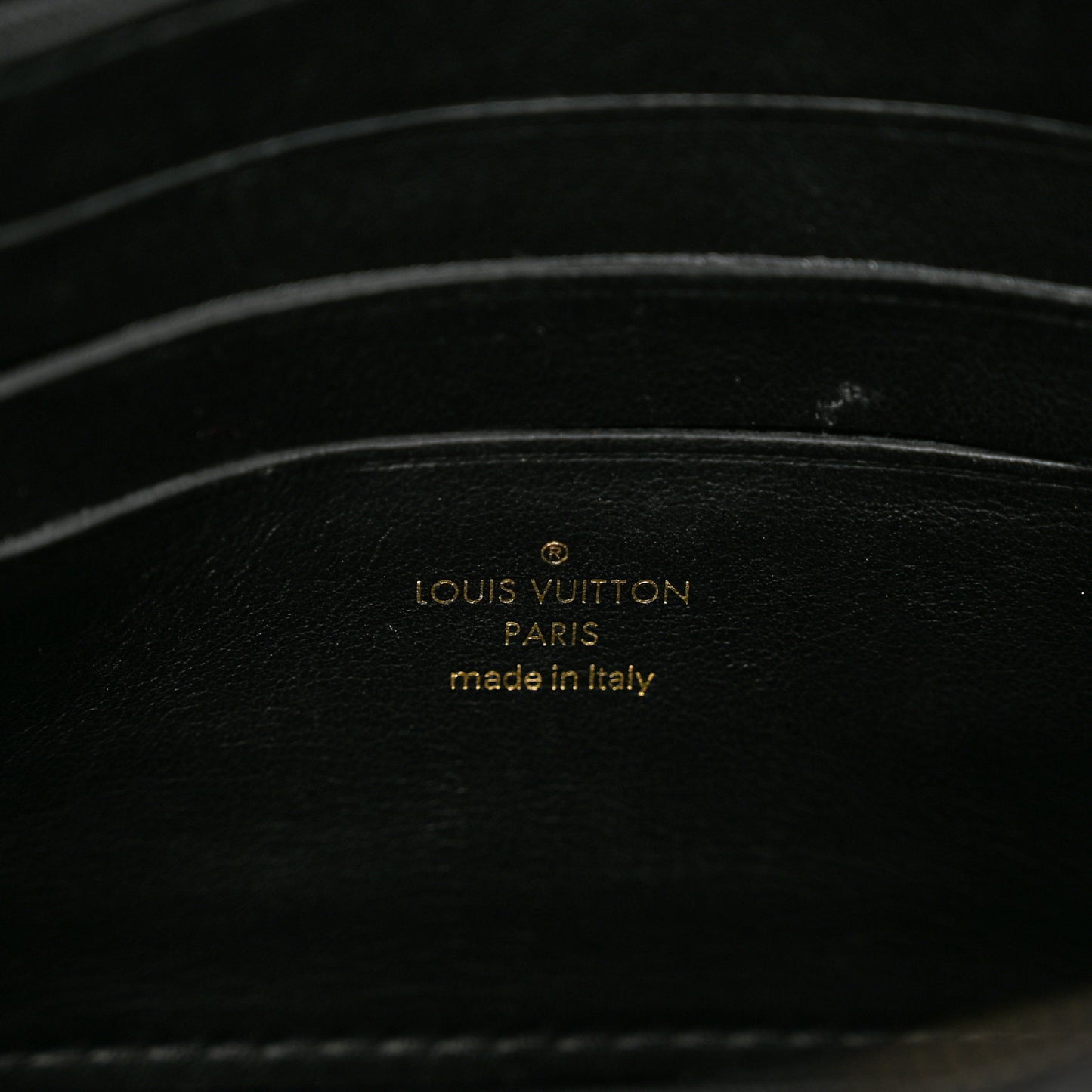 Calfskin Bubblegram Wallet On Strap Black