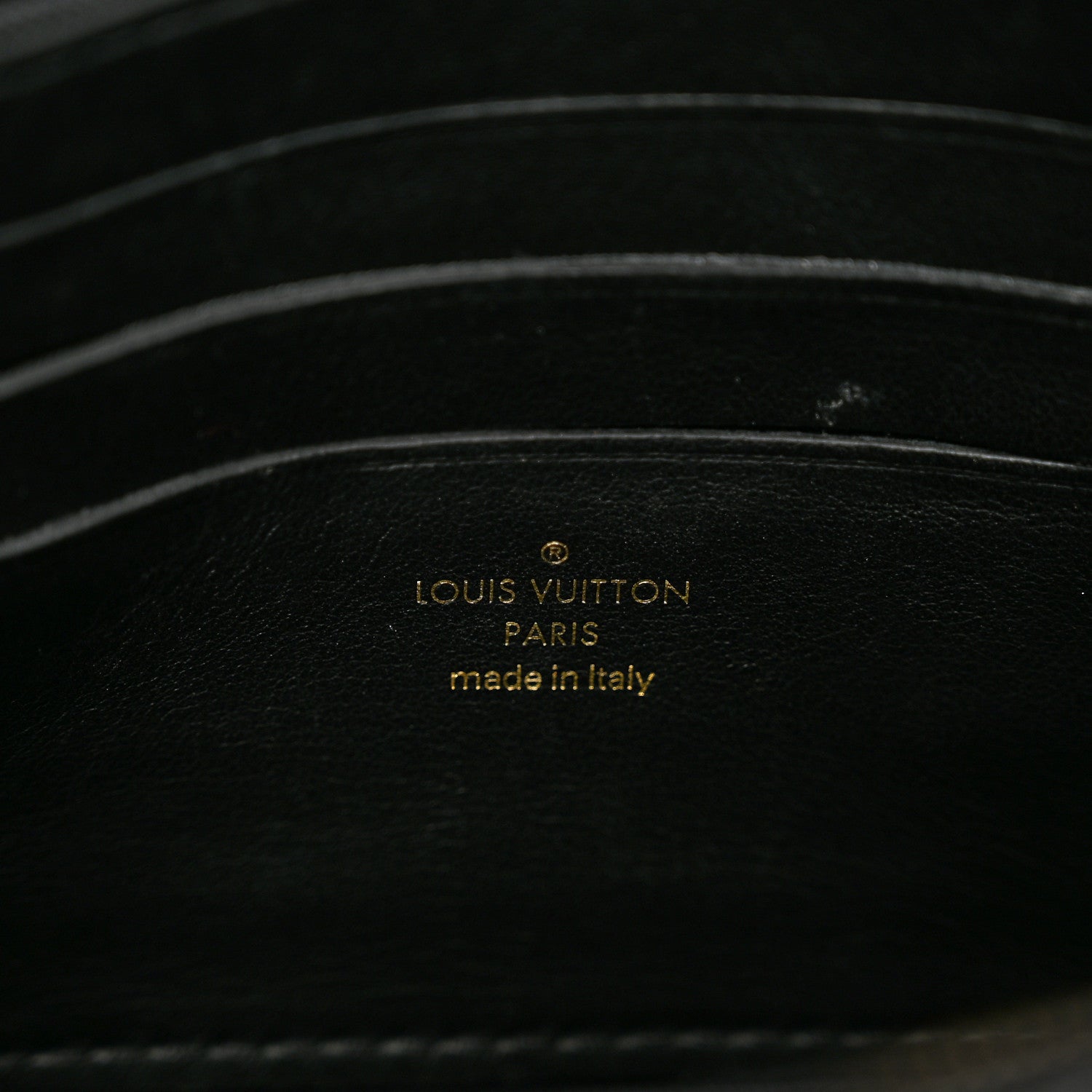 Louis Vuitton Calfskin Bubblegram Wallet On Strap Black 6 of 10