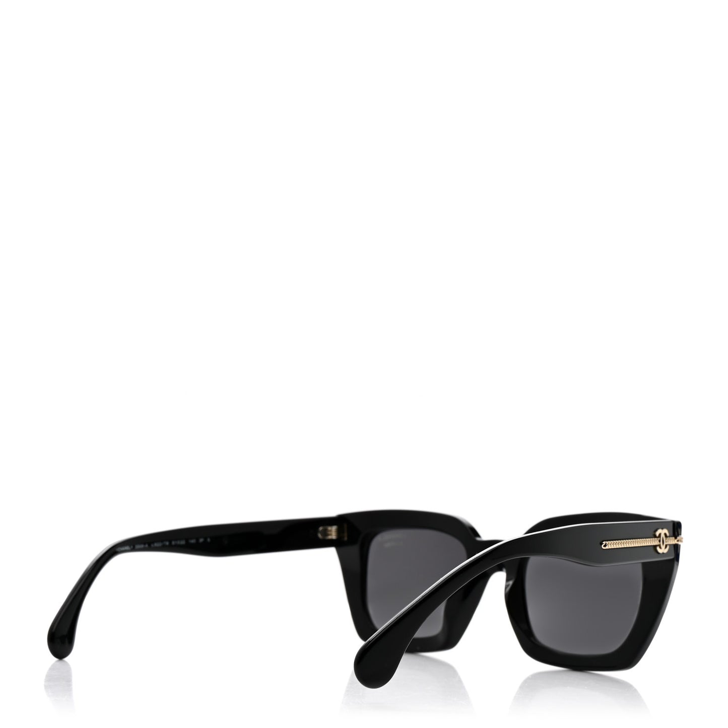 Acetate Square Sunglasses 5509-A Black