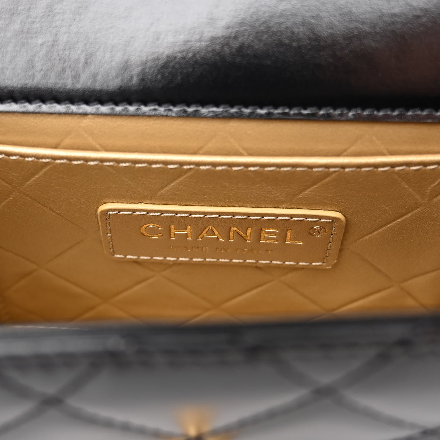 Chanel Calfskin Quilted Mini Coco Ring Flap Black 6 of 11