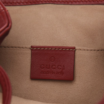 Gucci Calfskin Matelasse GG Marmont Flap Backpack Hibiscus Red 7 of 8