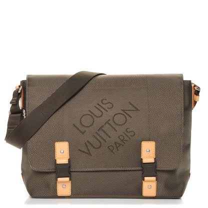 Louis Vuitton Damier Geant Loup Messenger Bag Terre 1 of 7