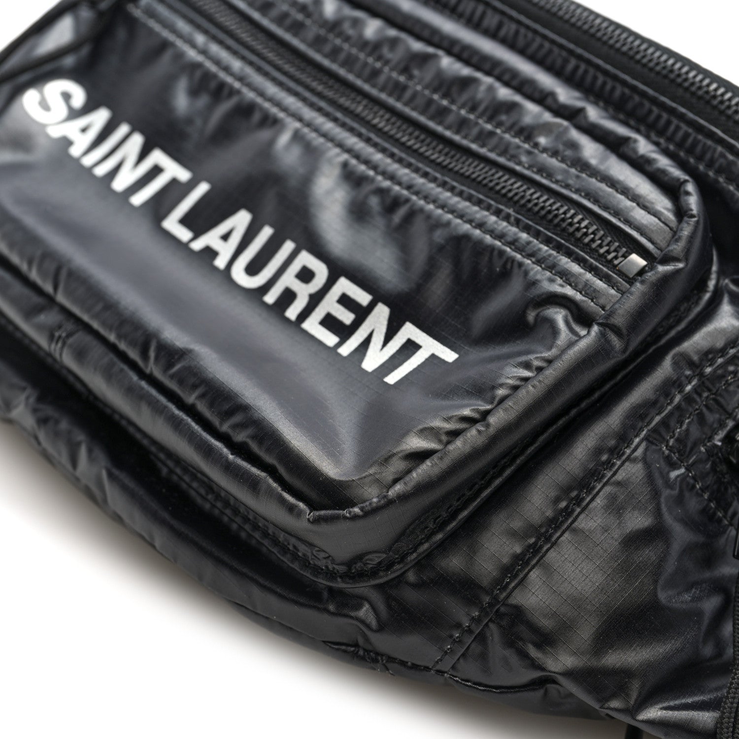 Saint Laurent Nylon Logo Nuxx Body Belt Bag Black 9 of 9