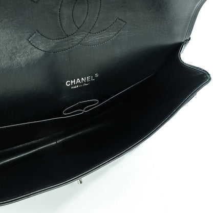Chanel Patent Quilted Maxi Double Flap Black 7 of 8