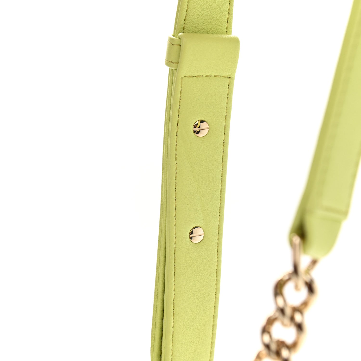 Chanel Calfskin Quilted North South Boy Flap Light Green 8 of 13
