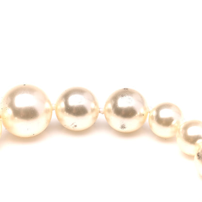 Chanel Graduated Pearl Crystal CC Bracelet Gold 6 of 6