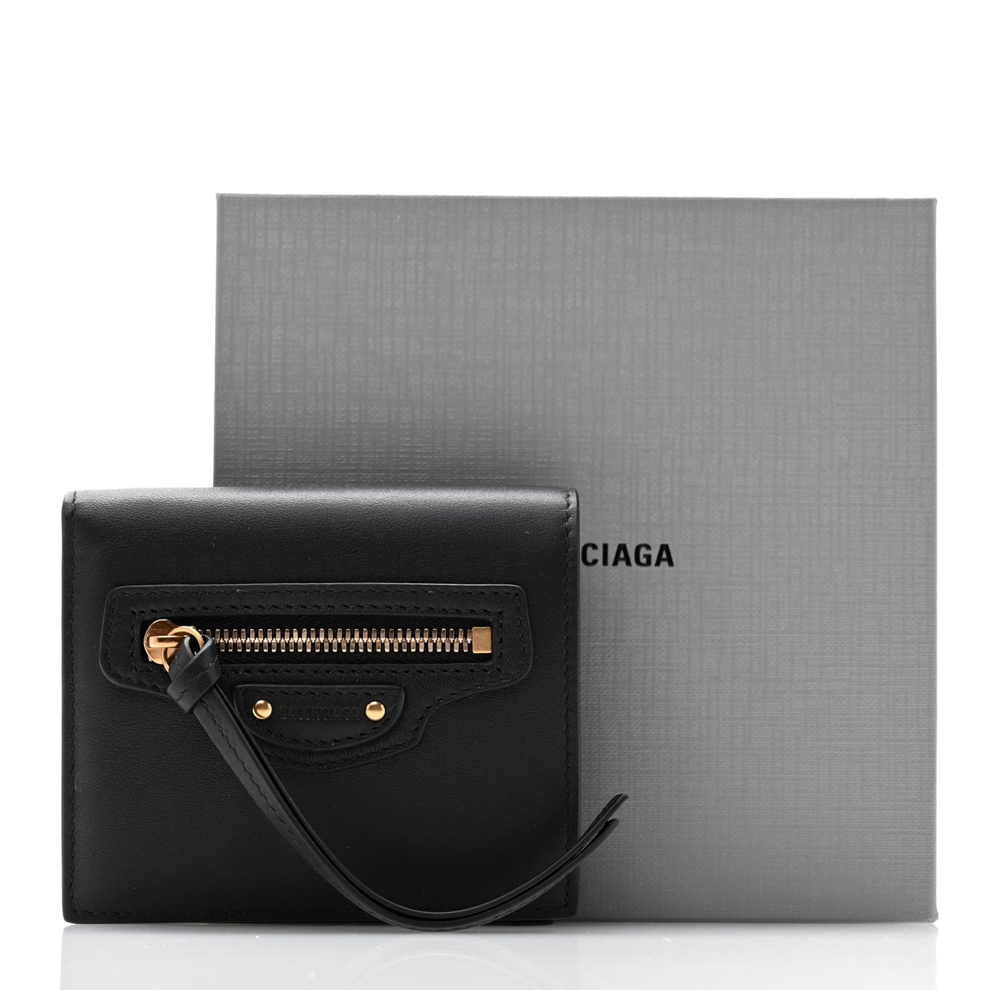Calfskin Neo Classic Wallet Black