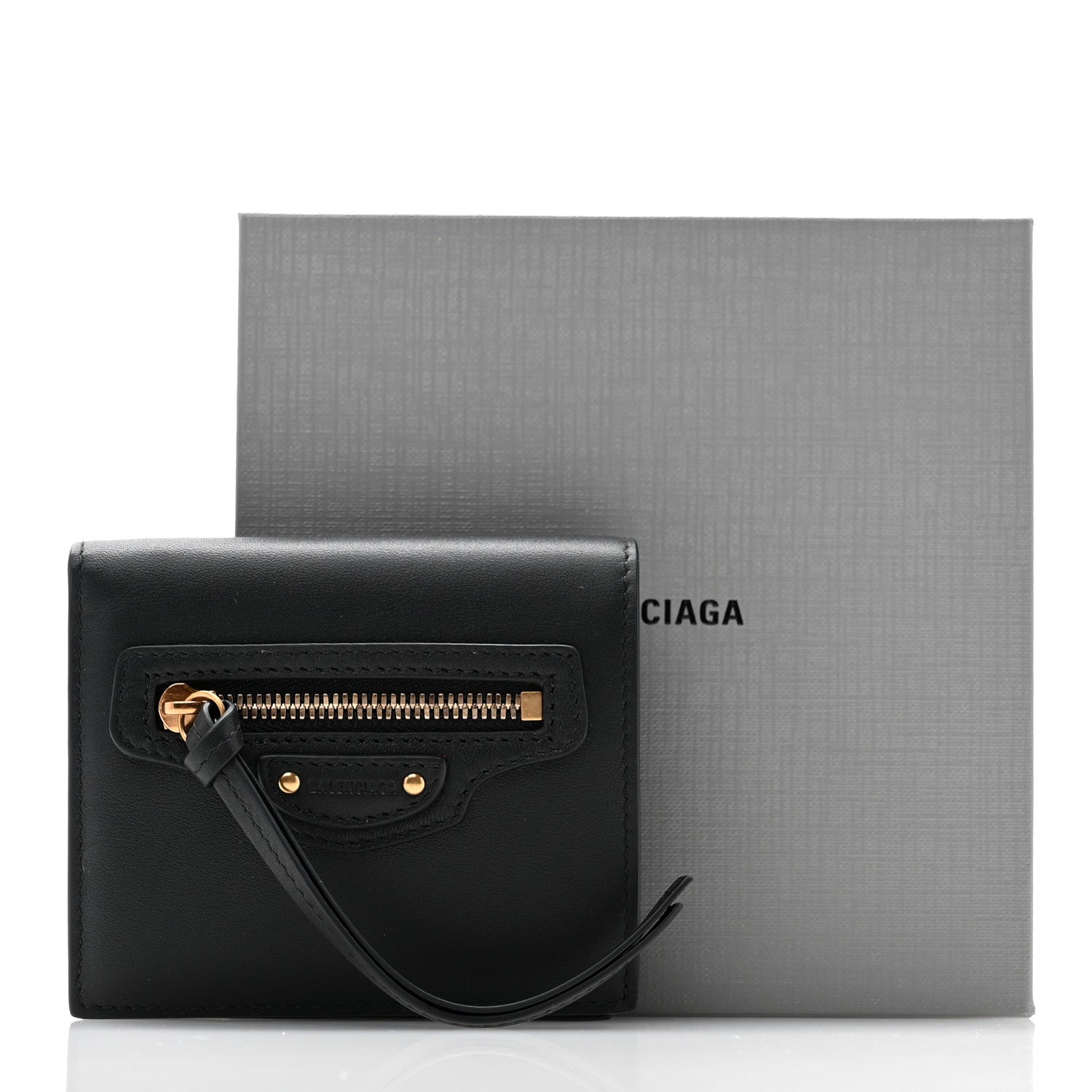 Balenciaga Calfskin Neo Classic Wallet Black 9 of 9