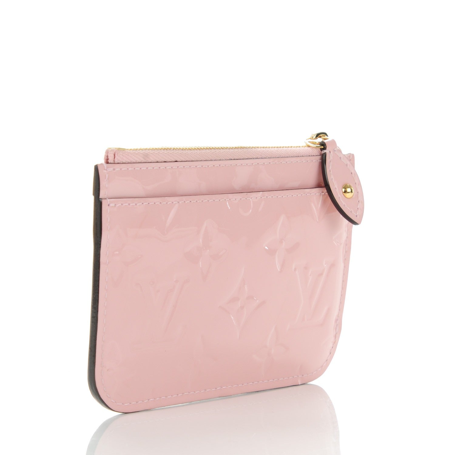 Louis Vuitton Vernis Key Pouch Rose Ballerine 3 of 7