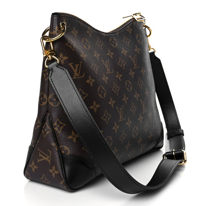 Louis Vuitton Monogram Odeon MM Black 3 of 9