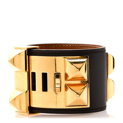 Hermes Box Collier De Chien CDC Bracelet S Chocolate 2 of 4