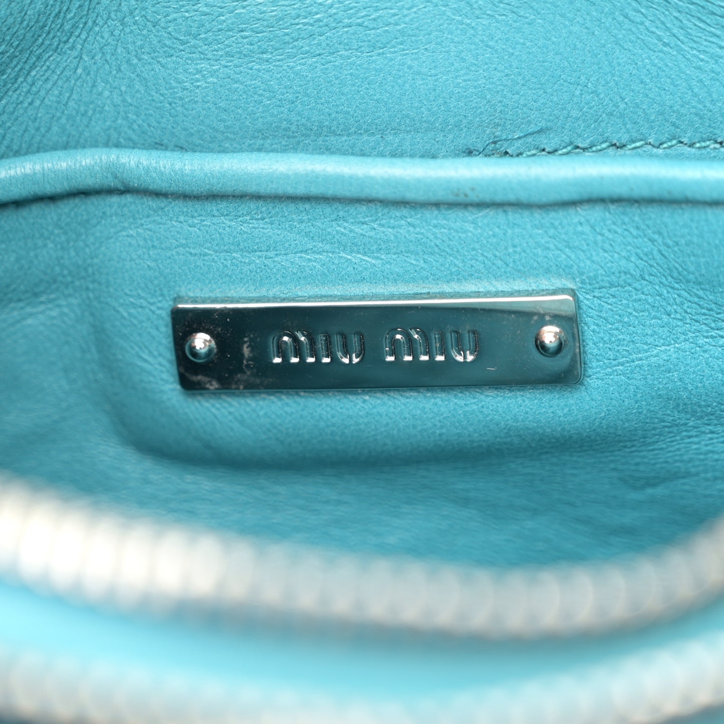 Nappa Matelasse Crystal Crossbody Clutch Fuxia