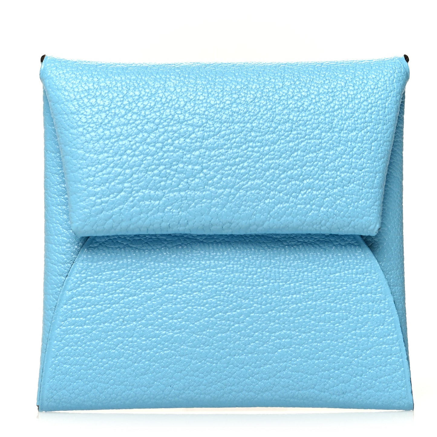 Chevre Mysore Bastia Verso Coin Purse Celeste Kraft