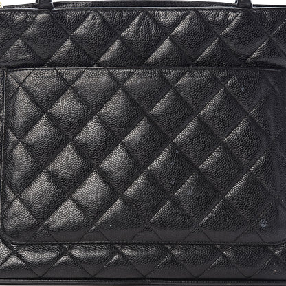 Chanel Caviar Quilted Medallion Tote Black 24 of 25