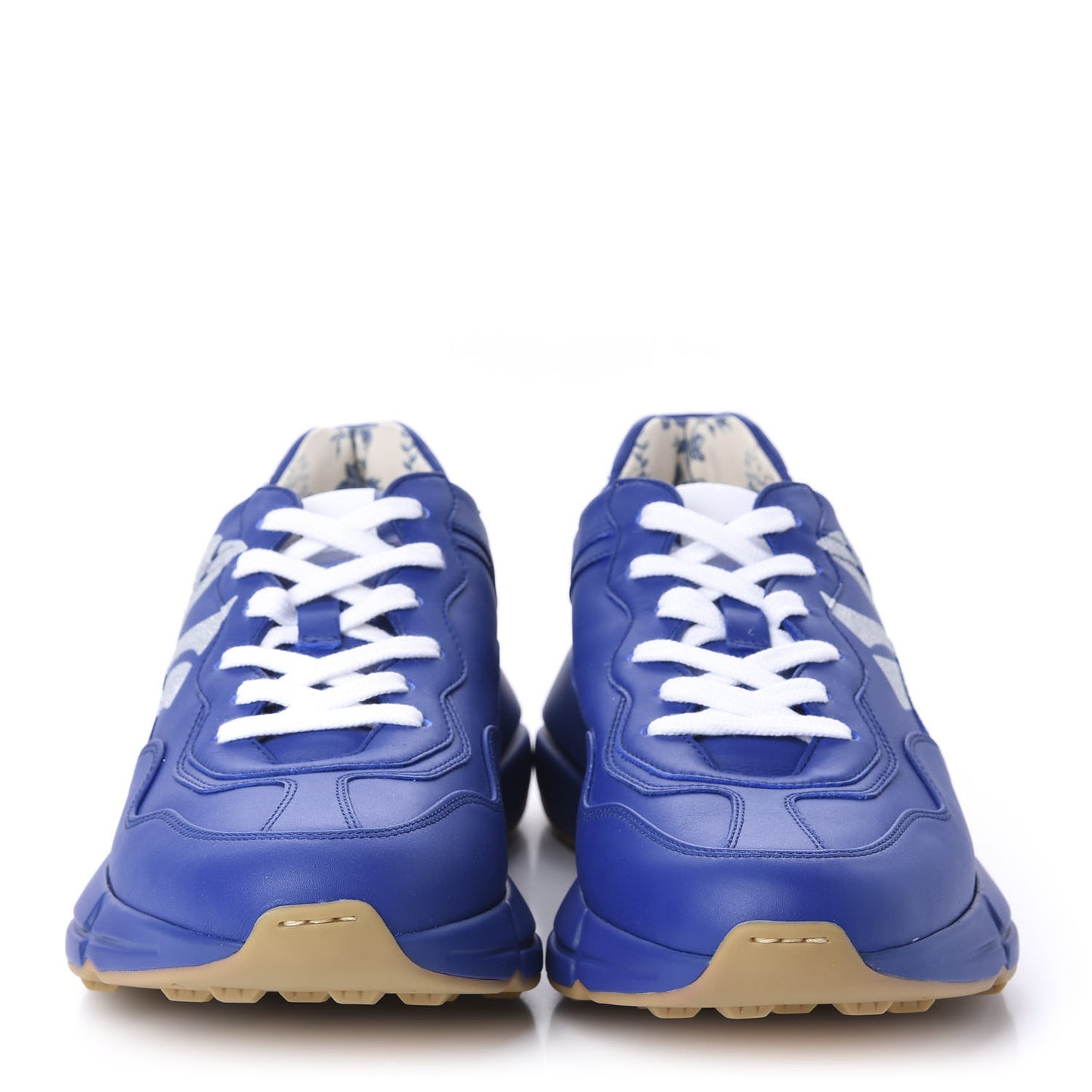 X MLB Calfskin NY Yankees Mens Rhyton Sneakers 9 Electric Blue