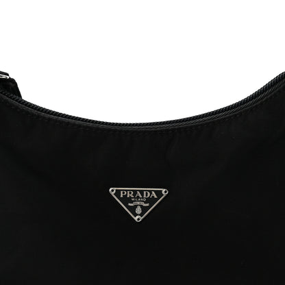 Prada Tessuto Nylon Mini Re-Edition 2000 Bag Black 8 of 12