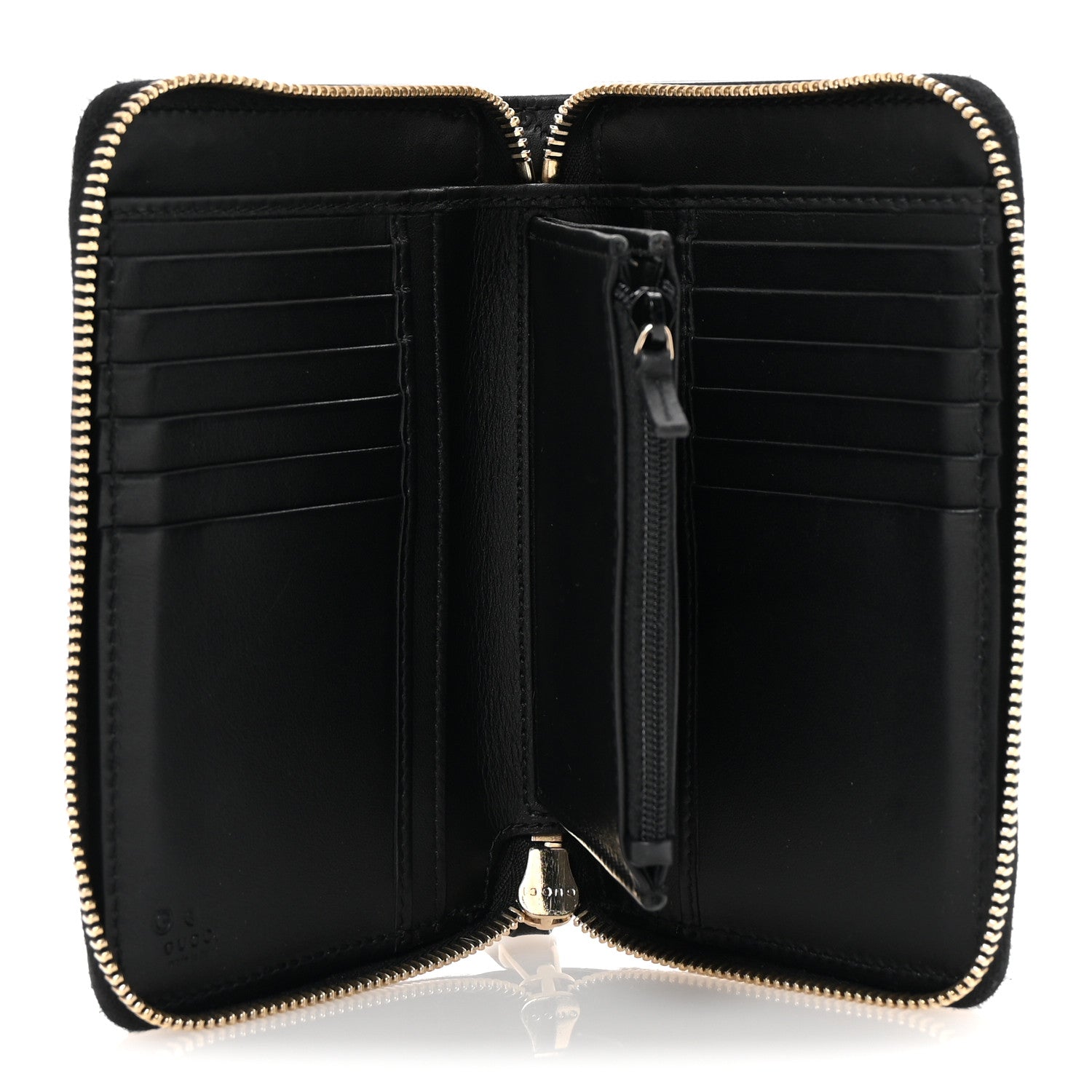 Gucci Soft Microguccissima Zip Around Organizer Wallet Black 5 of 8