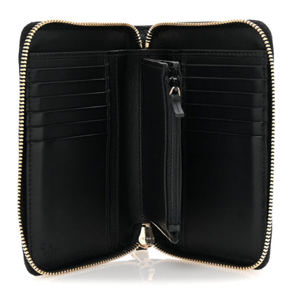 Gucci Soft Microguccissima Zip Around Organizer Wallet Black 5 of 8
