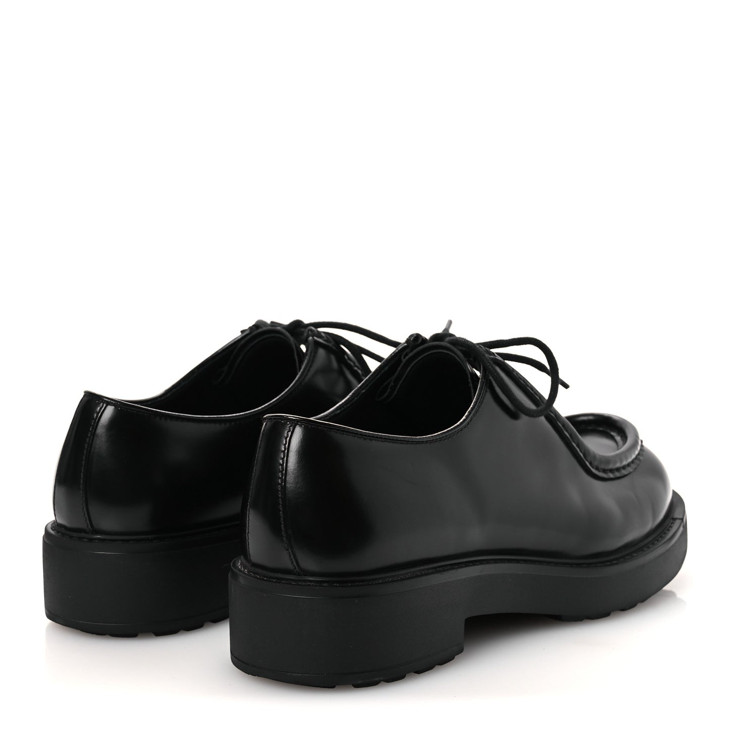 Spazzolato Diapason Mens Lace Up Derby Loafers 9 Black