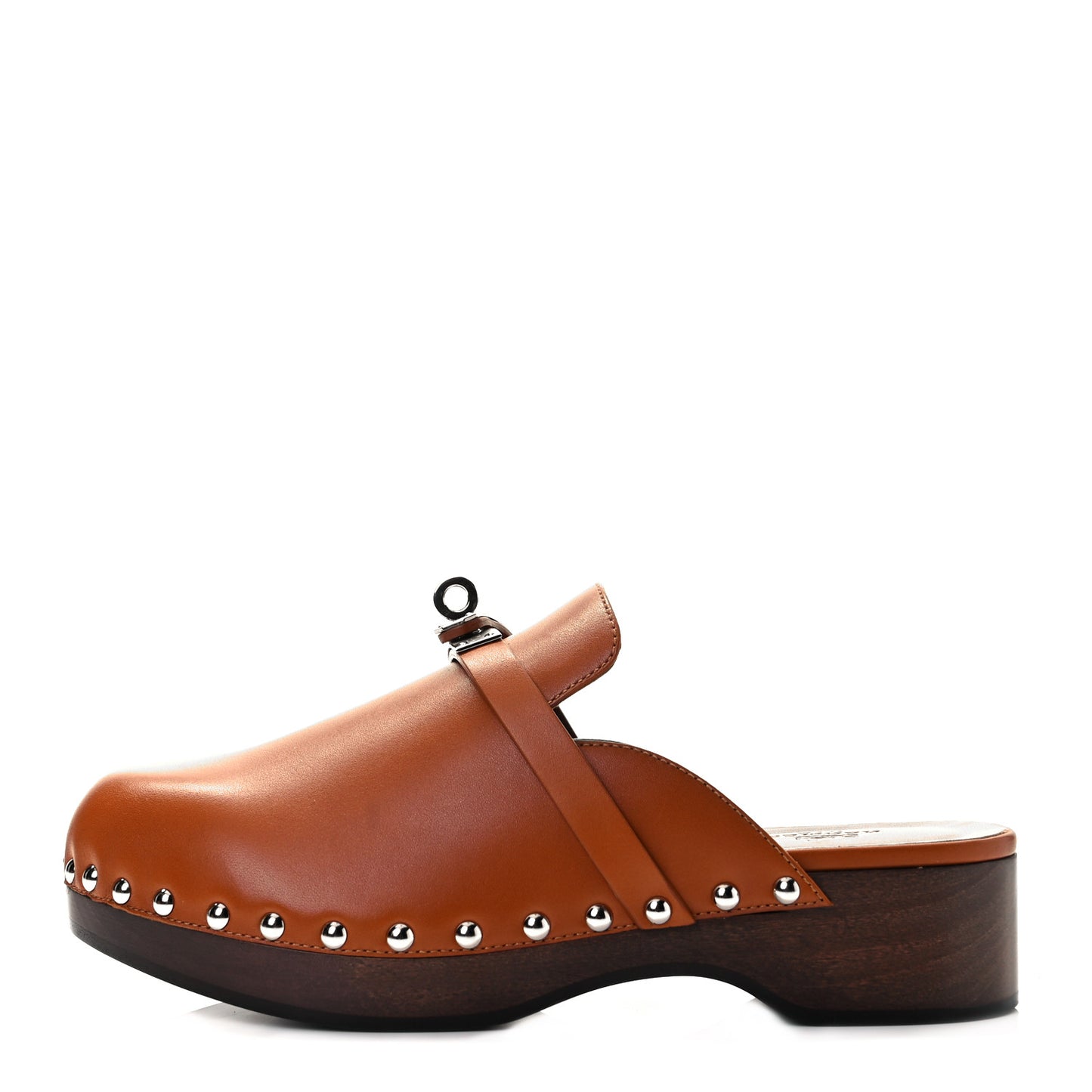 Heritage Calfskin Carlotta Mules 36 Naturel