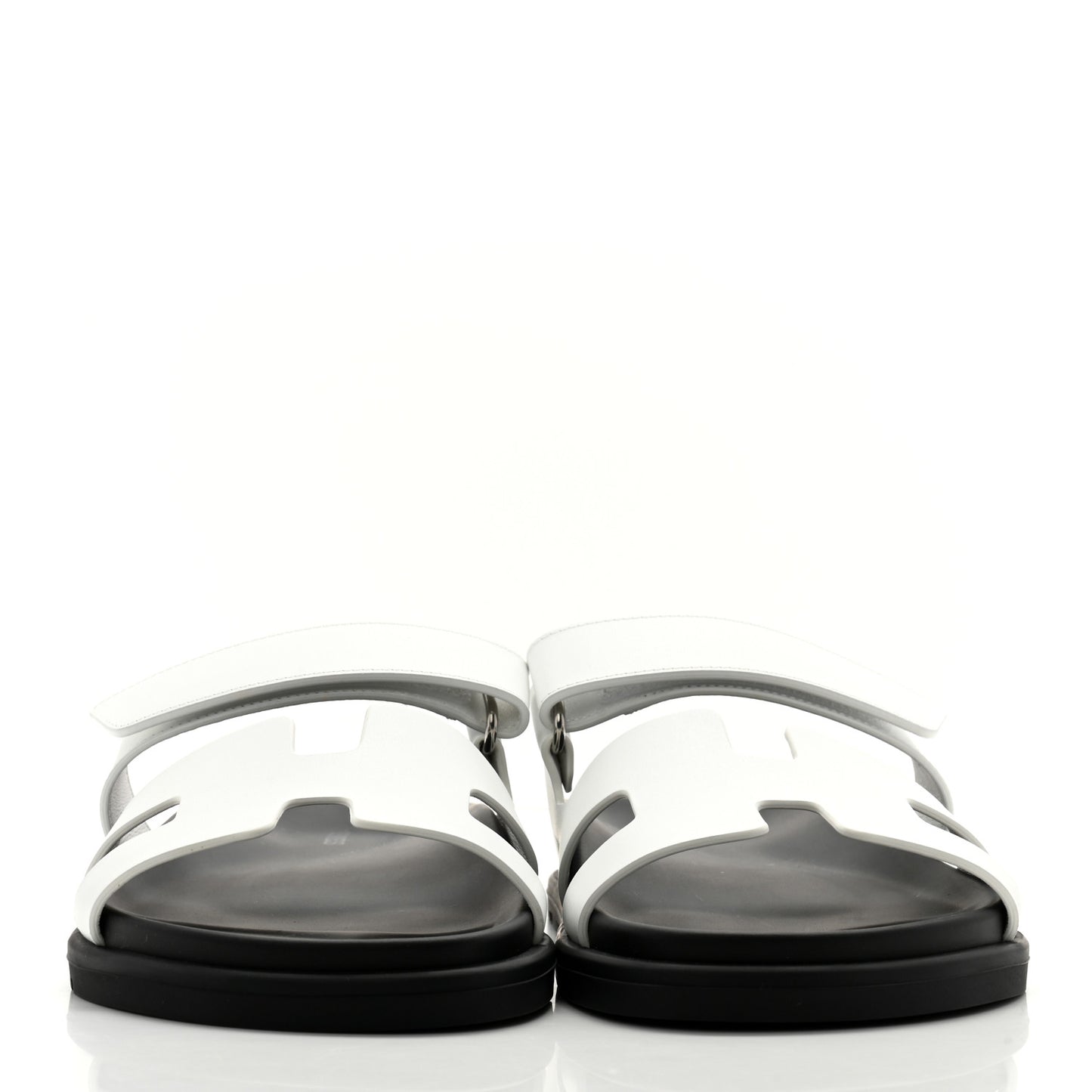 Calfskin Womens Chypre Sandals 38.5 White