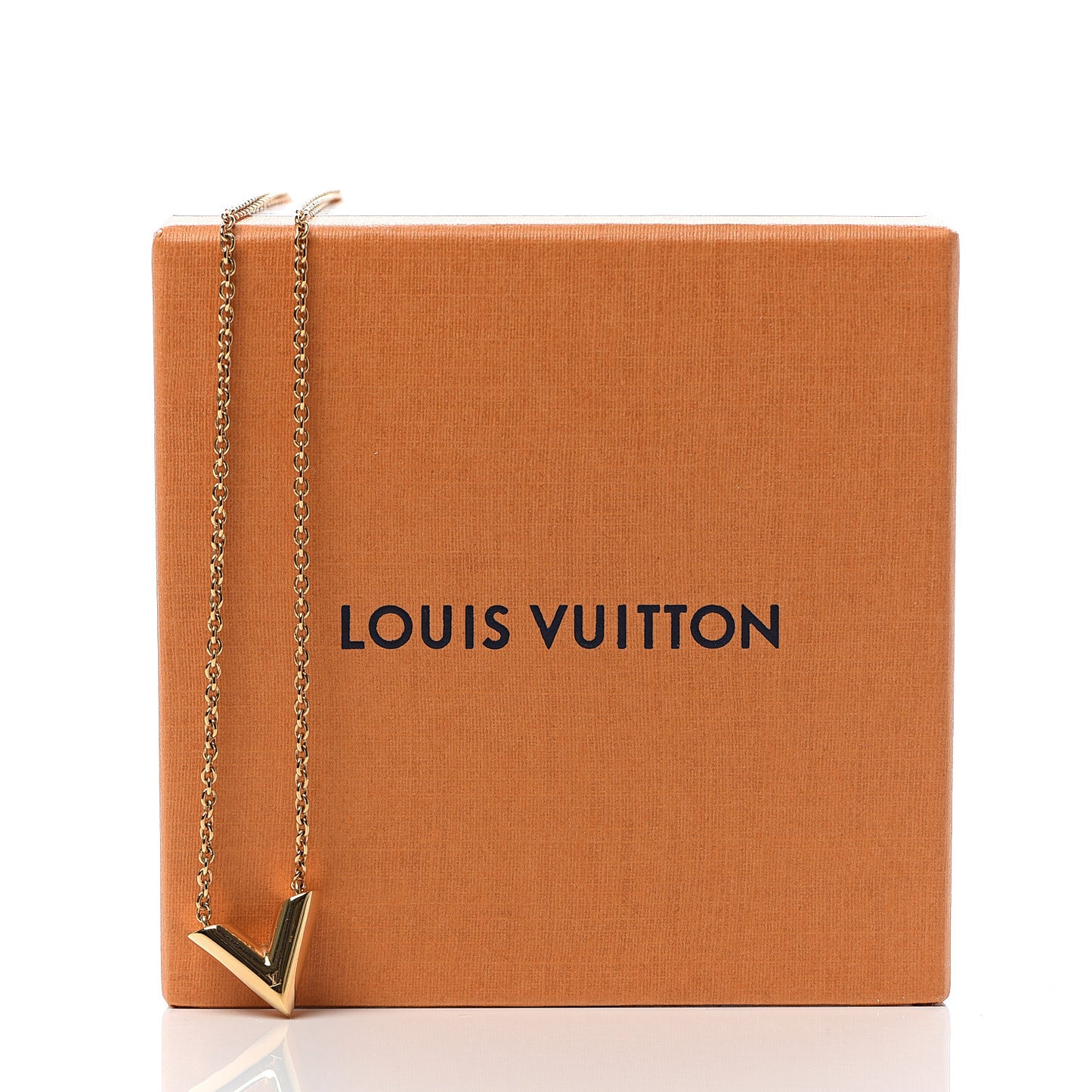 Essential V Necklace Gold