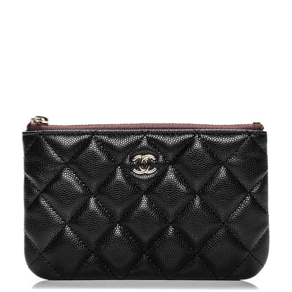 Chanel Caviar Quilted Small Cosmetic Case Black 1 of 7