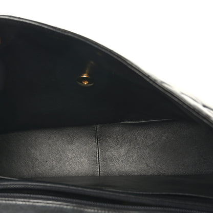 Chanel Lambskin Quilted Jumbo Single Flap Black 5 of 9