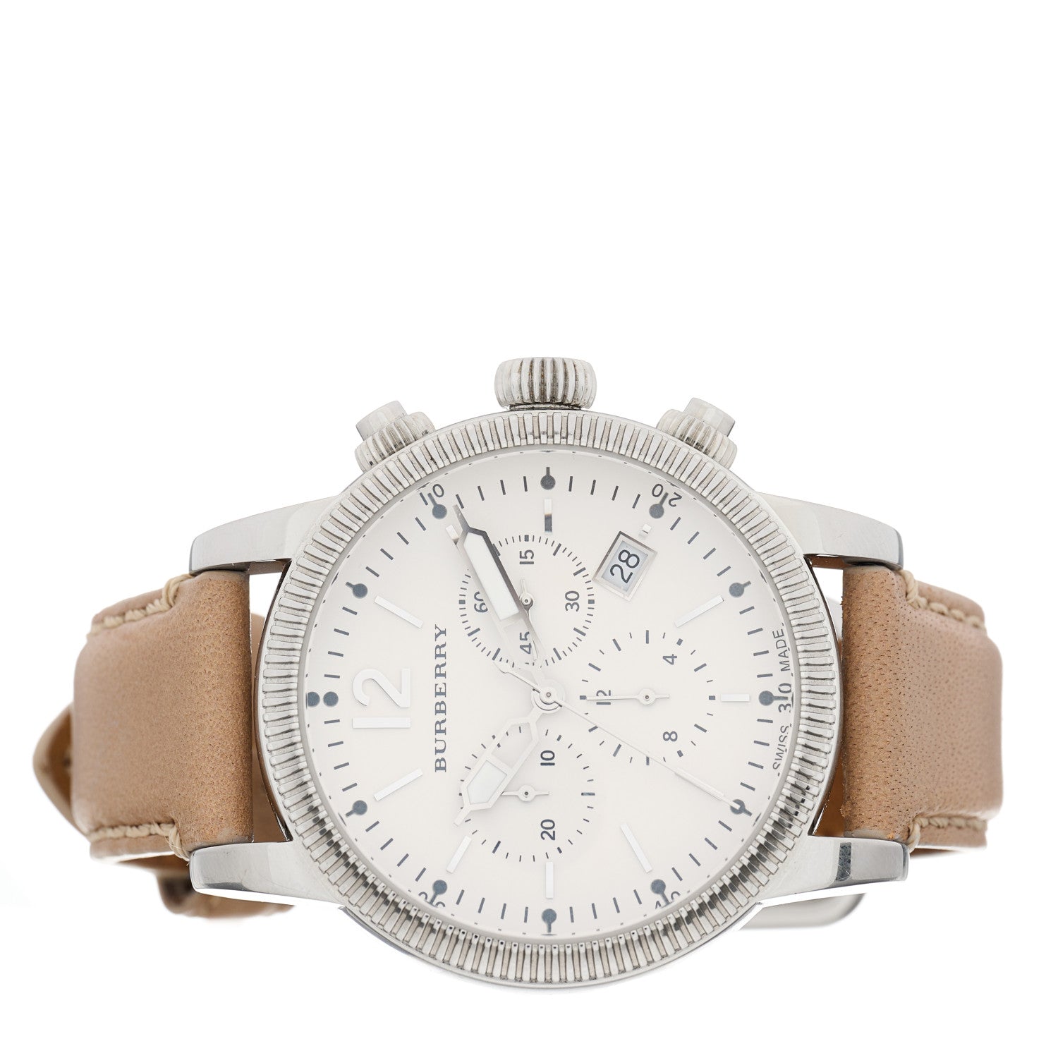 Burberry Stainless Steel Calfskin 42mm Chronograph Quartz Watch BU7816 2 of 5