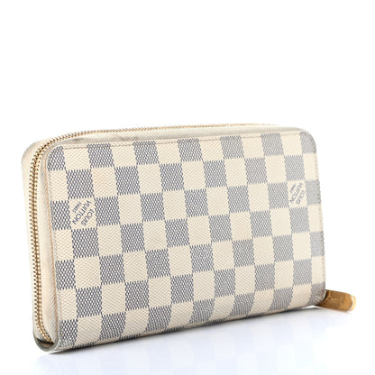 Louis Vuitton Damier Azur Zippy Organizer Wallet 3 of 7