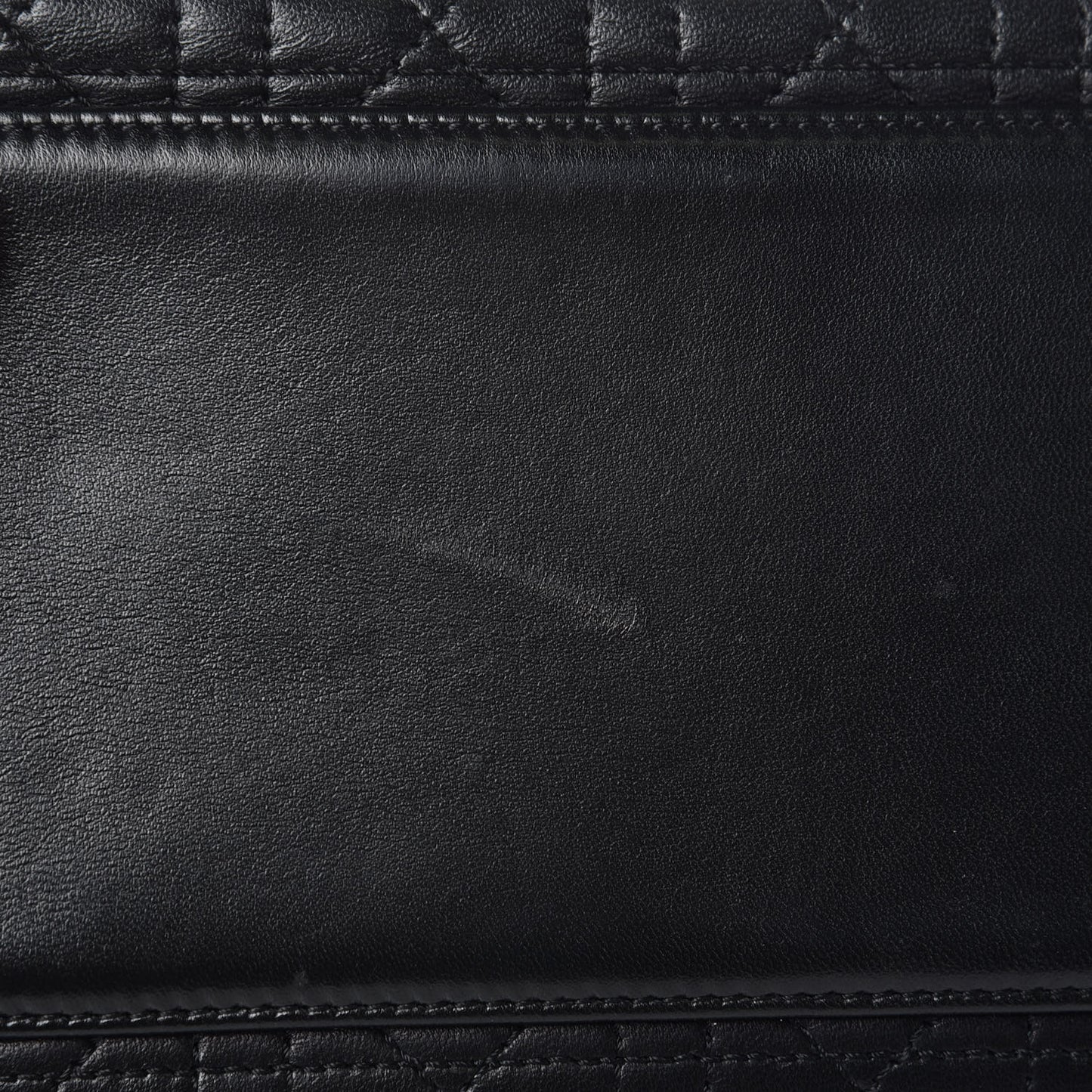 Lambskin Cannage Medium Lady Dior Black