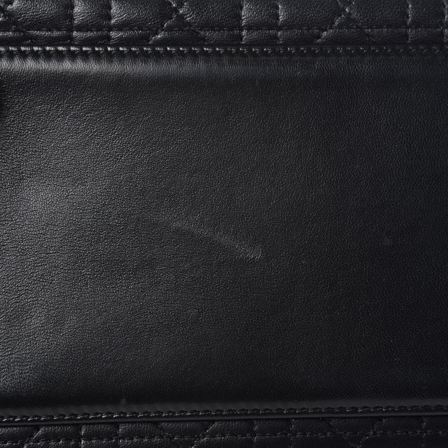 Christian Dior Lambskin Cannage Medium Lady Dior Black 10 of 10