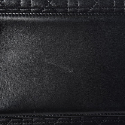 Christian Dior Lambskin Cannage Medium Lady Dior Black 10 of 10