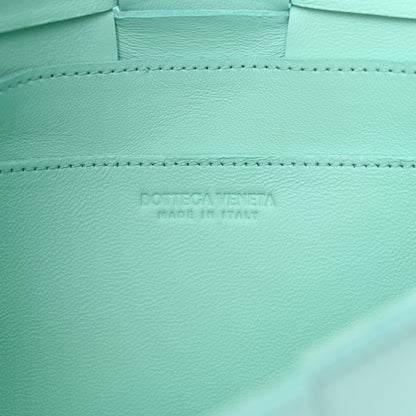 Bottega Veneta Lambskin Maxi Intrecciato Small Cassette Crossbody Bag Celadon 6 of 10